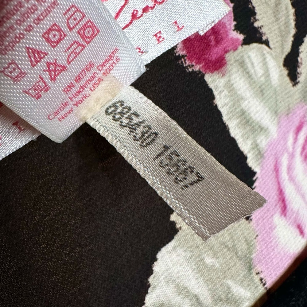 Oscar De La Renta Robe Vintage Sleepwear Cover Up Floral - Picture 5 of 5